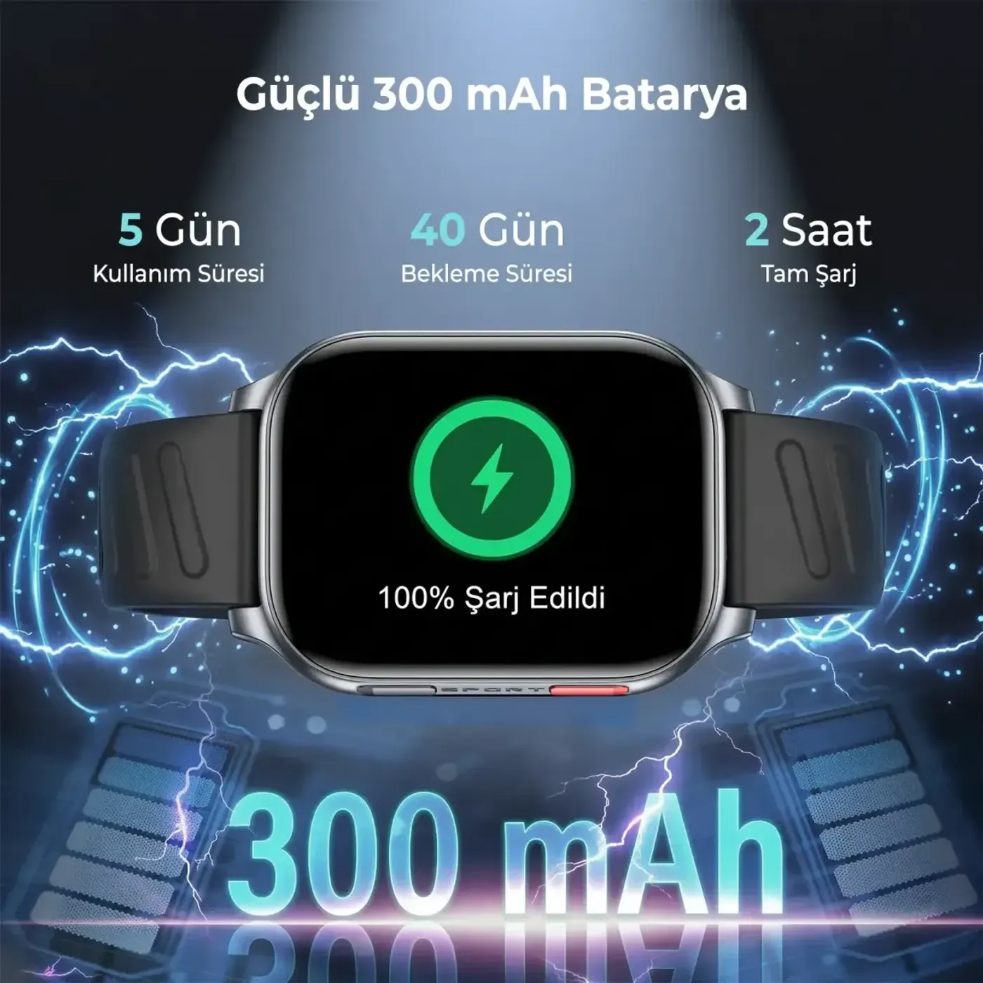 TSW4 47mm İnce 2.04” AMOLED Ekranlı Akıllı Saat — görsel 6