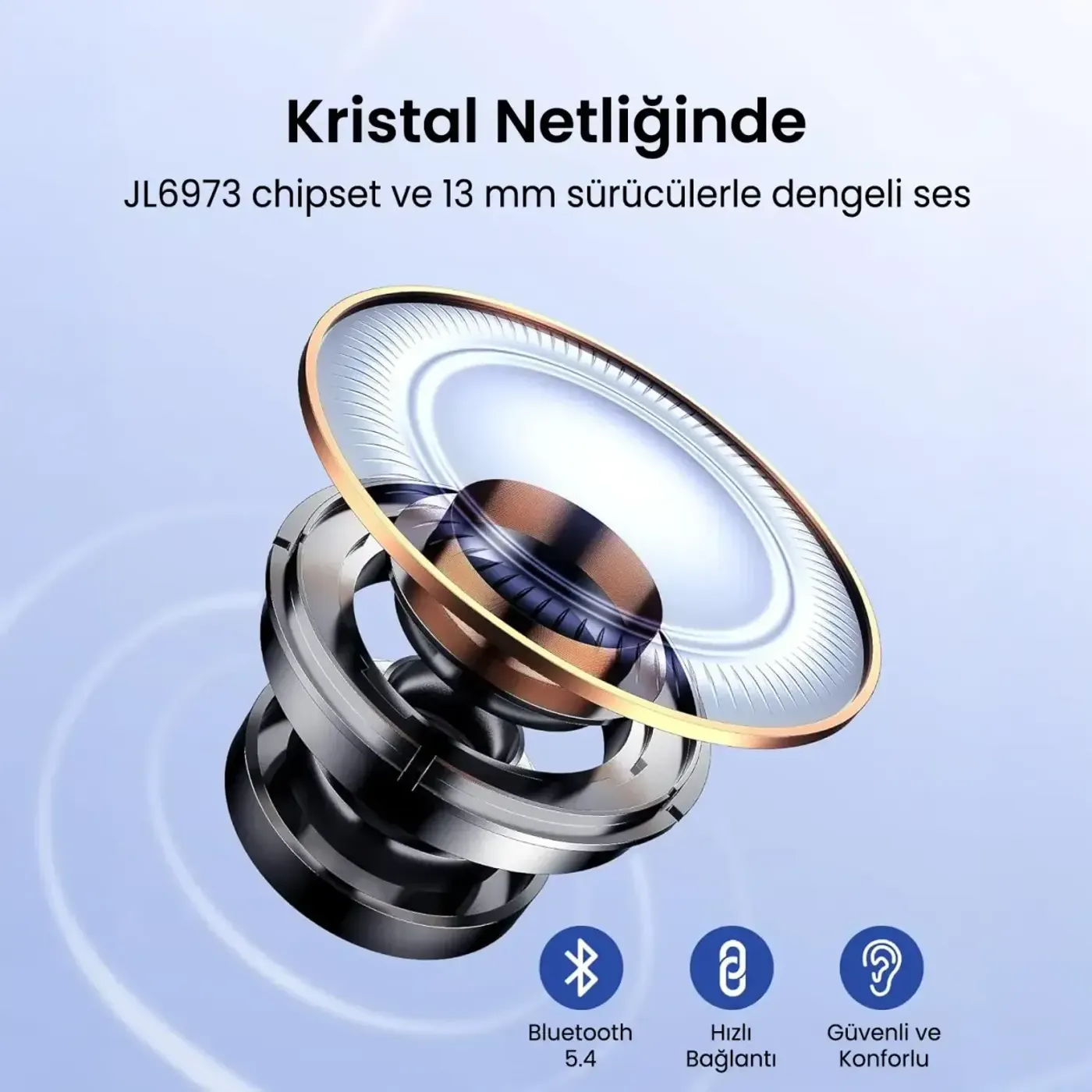 TW11 Soundcraft Bluetooth 5.4 Çift Kulak İçi Kulaklık — görsel 5