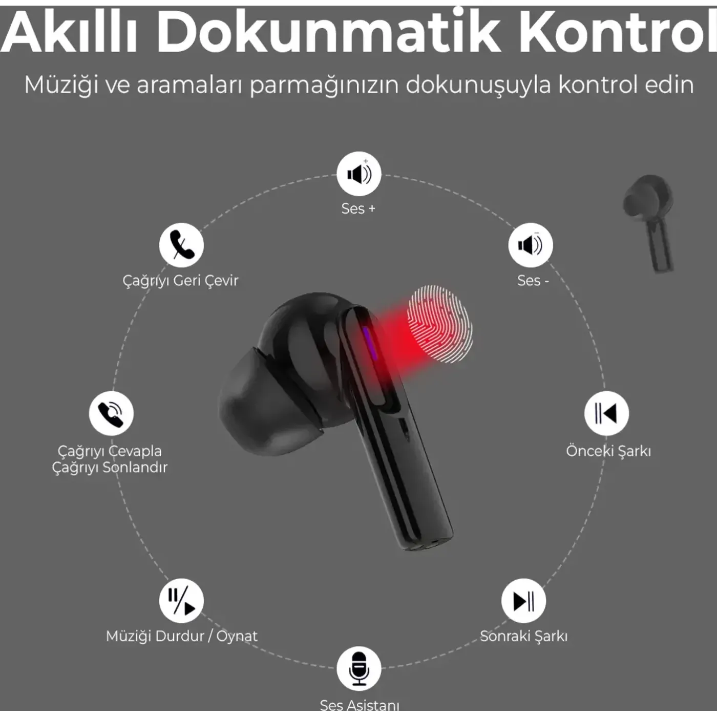 Soundcraft TW4 Bluetooth 5.4 Metalik Kasalı IPX4 Su — görsel 2