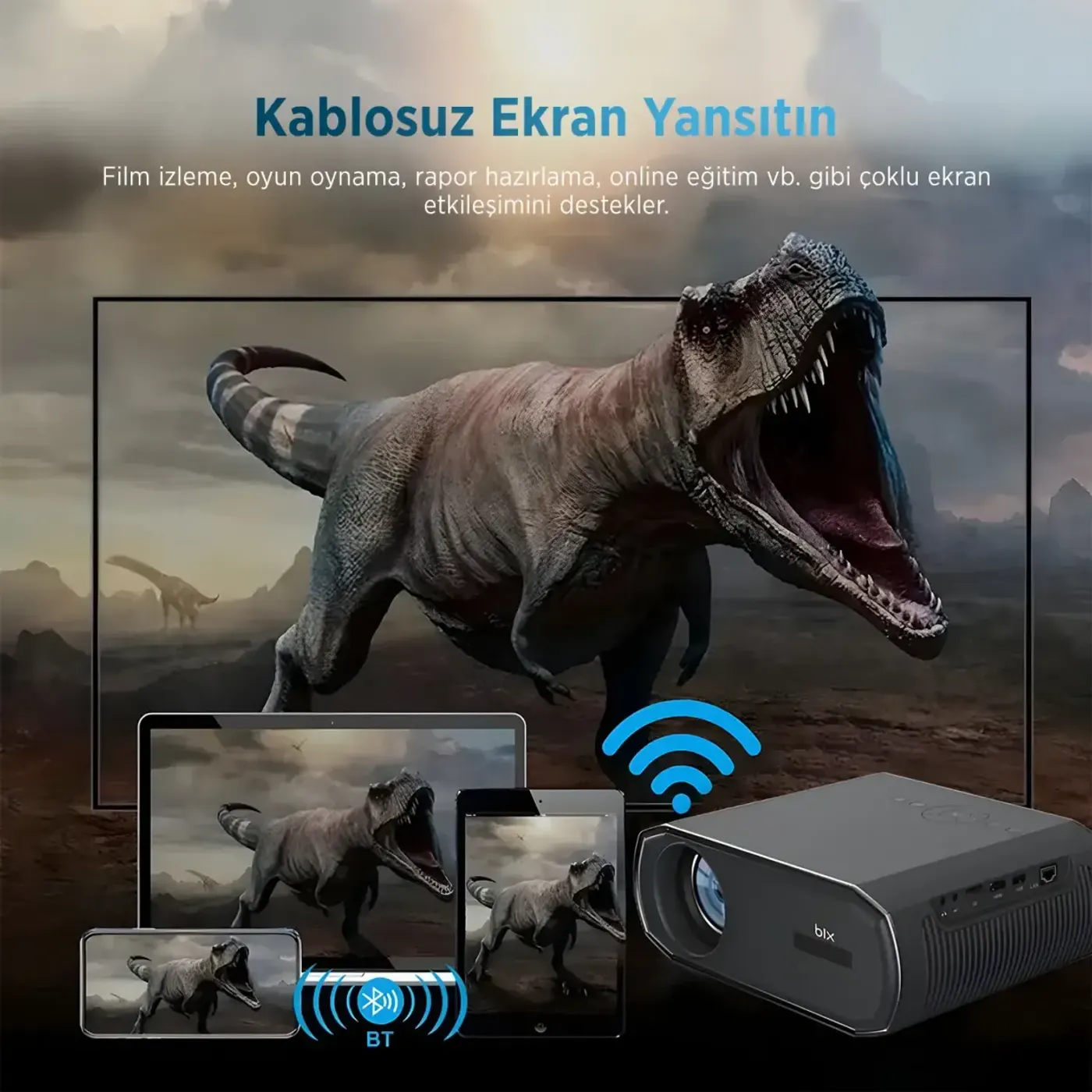 Vega III Android Projeksiyon Cihazı Full HD Akıllı — görsel 5